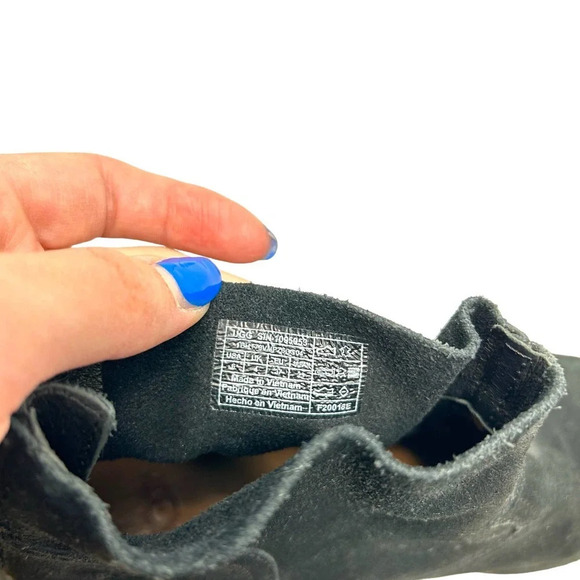 Ugg Bandara Black Suede Ankle Boot Heeled‎ Size US 6 - Picture 6 of 8